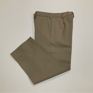 Boys Youth Size 7 Pleated Straight Leg Slacks/Dress Pants (Beige) Lord & Taylor